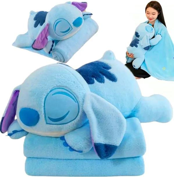 STICH STITCH Maskotka DUŻA KOC 100x160cm Przytulanka Pluszowa Kocyk Zestaw