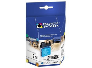 Tusz BLACK POINT BPBLC1100/980C Zamiennik do Brother LC1100/980C