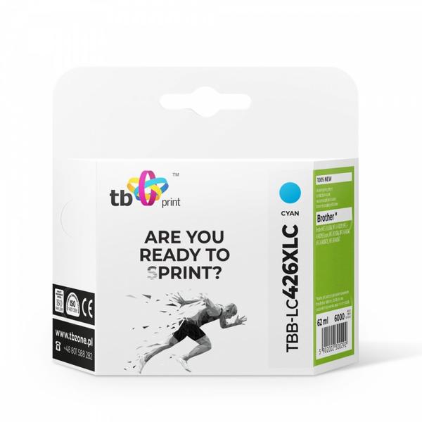 TB Print Tusz do Brother MFC-J4540DW TBB-LC426XLC 100% nowy cyan