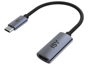 Adapter USB-C na HDMI ISY IAD-1035 Srebrno-czarny