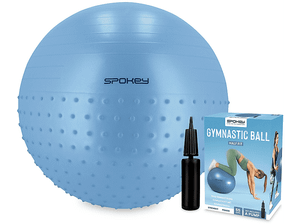 Piłka gimnastyczna z częścią do masażu SPOKEY Half Fit 55cm