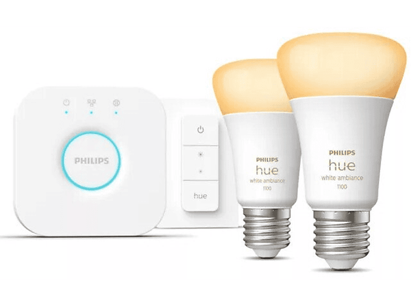 Zestaw startowy PHILIPS HUE White Ambiance 2x E27 + regulator przyciemniania