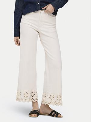 ONLY Jeansy Madison 15372378 Kremowy Straight Leg