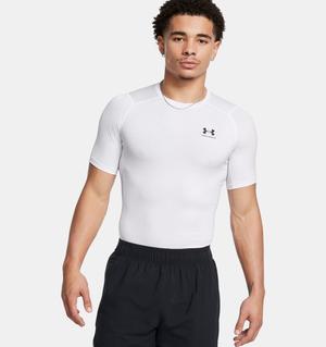 UNDER ARMOUR koszulka treningowa męska t-shirt HG Armour Comp SS biała (XXL)