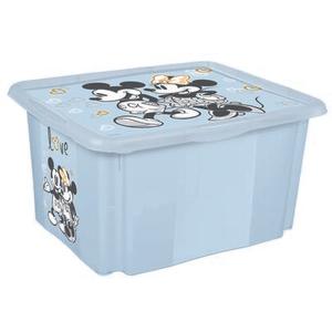 Pojemnik obrotowy z pokrywą karolina "mickey mouse" 24 l niebieski