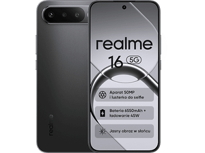 Smartfon REALME 16 5G 8 GB/ 256 GB Czarny