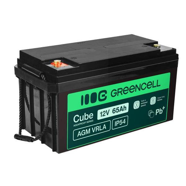 Green Cell Akumulator AGM VRLA 12V 65Ah IP54