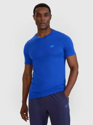 4F koszulka do biegania t-shirt męski 4FWSS25TFTSM1262 niebieski (S/M)