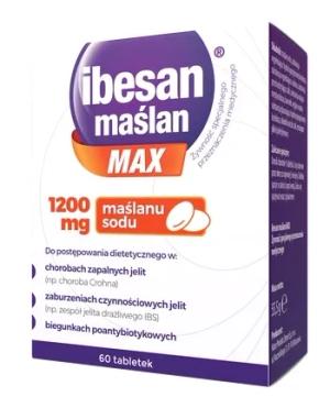 IBESAN Maślan MAX 1200 mg maślanu sodu 60 kapsułek