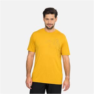 VIKING T-shirt męski Morain Bamboo żółty (L)