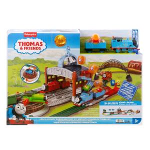 Kolejka Fisher Price Tomek i Przyjaciele Dostawa beczek Załaduj i wystrzel