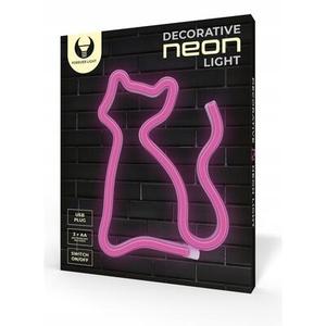 Neon LED kot różowy FLNEO4 forever light