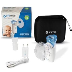 OROMED Inhalaror Membranowy przenośny ORO-MESH FAMILY + ZASILACZ