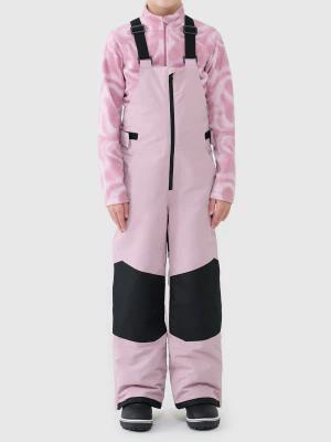 4F ocieplane spodnie snowboardowe typu ogrodniczki 4FJWAW25TFTRF0956 różowe (128)