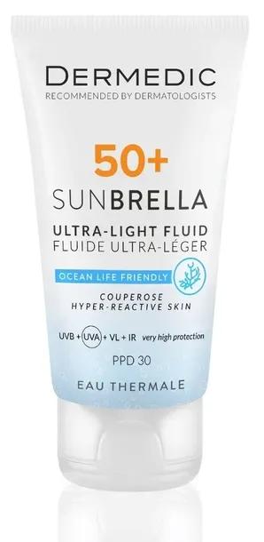 DERMEDIC Sunbrella ultralekki krem SPF50+ skóra naczynkowa i reaktywna 40ml