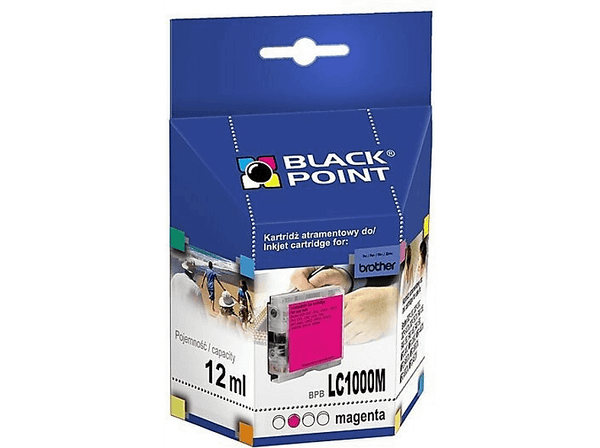 Tusz BLACK POINT BPBLC1000M Zamiennik Brother LC1000 M