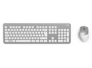 Zestaw klawiatura+mysz HAMA KMW-700 Biały 182676