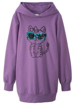 Bluza dresowa oversize z czystej bawełny organicznej