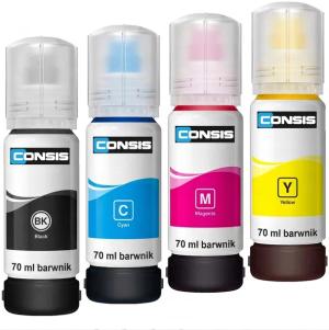 Tusz CONSIS barwnik do Epson ET / L 4x70 ml