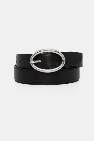 Karl Lagerfeld pasek damski skórzany K/ESSENTIAL