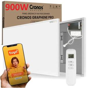 GRZEJNIK NA PODCZERWIEŃ PROMIENNIK IR TERMOSTAT WIFI PILOT TUYA 900W CRONOS