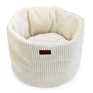 Designed by Lotte Koszyk dla kotów Karlie DBL Ribbed jasnoszary