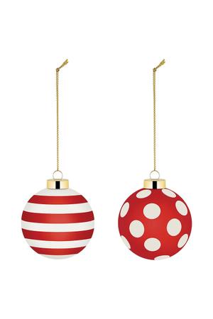 Alessi zestaw bombek choinkowych Delight 2-pack