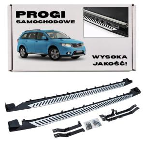 FIAT FREEMONT 2011-2015 STOPNIE BOCZNE PROGI SAMOCHODOWE + ŚRUBY