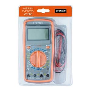 Miernik cyfrowy uniwersalny z buzzerem ORANGJO Electromalt