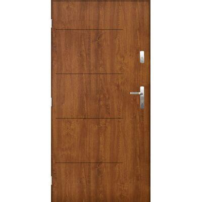 Drzwi zewnętrzne TOKIO Złoty dąb 90 lewe