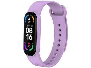 Opaska YUNMI do Xiaomi Mi Band 6/Mi 5 Fioletowy (Light Purple)