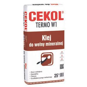 Klej do wełny mineralnej Termo W1 25 kg CEKOL