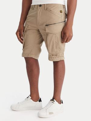G-Star Raw Szorty materiałowe Rovic Zip D26214-5126 Zielony Relaxed Fit