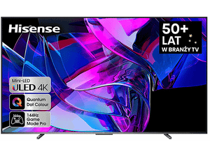 PRODUKT PO EKSPOZYCJI - Telewizor Mini-LED HISENSE 100U7KQ 100'' 4K 144Hz VIDAA U7 Quantum Dot Colour