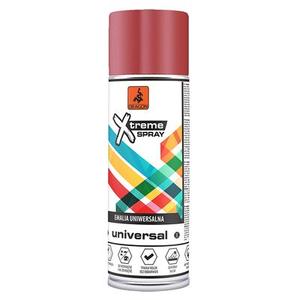 Emalia uniwersalna w aerozolu 400 ml czerwony jasny RAL 3020 DRAGON