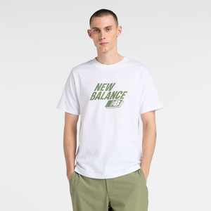 Koszulka męska New Balance MT61H0Z3WT – biała