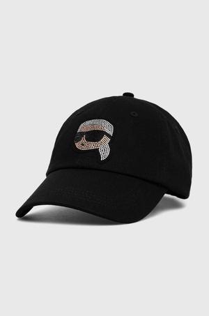 Karl Lagerfeld czapka z daszkiem bawełniana