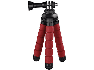 Statyw HAMA mini Flex 2w1 14cm Czerwony