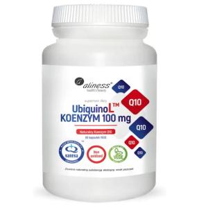 UbiquinoL KANEKA Koenzym Q10 100mg Naturalna Aktywna Forma Aliness 60 kaps.