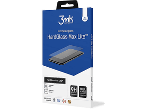Szkło hartowane 3MK HardGlass Max Lite na wyświetlacz Apple iPhone 14 Pro Czarny