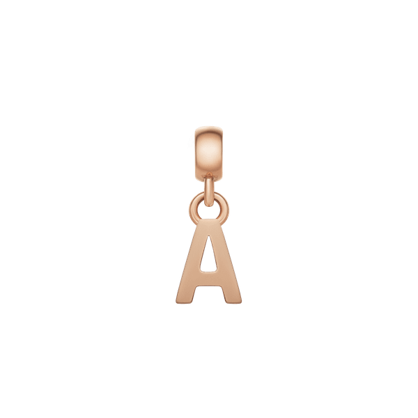 Daniel Wellington DW Charm Letter A Rose Gold