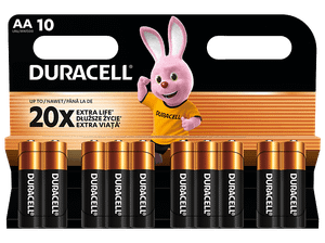 Baterie alkaliczne DURACELL Basic AA 10 szt.