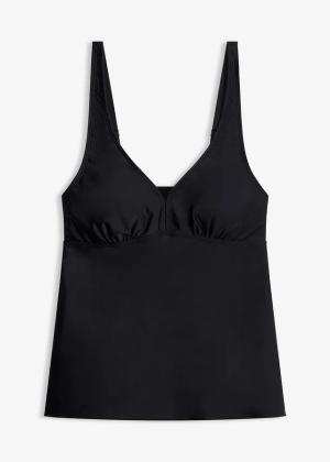 Top tankini z dekoltem w serek