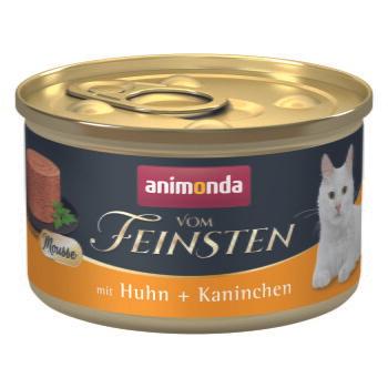 animonda vom Feinsten mokra karma dla dorosłych kotów Kurczak i królik 12x85 g