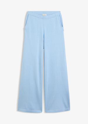 Spodnie culotte z tkaniny na lato