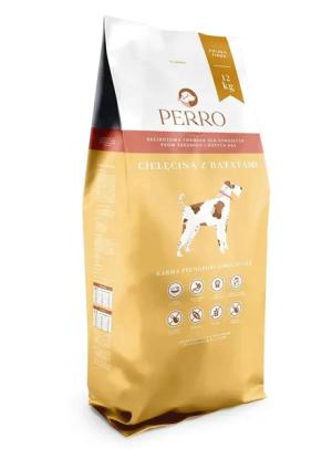 PERRO Karma Bezzbożowa Cielęcina z Batatami Średnie Duże Rasy 12kg dla Psa