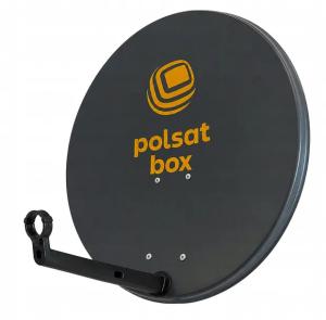 ORYGINALNA ANTENA SATELITARNA CYFROWY POLSAT BOX HD 80 cm Grafitowa ASC800