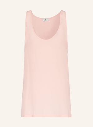 Etro Top Z Jedwabiu rosa