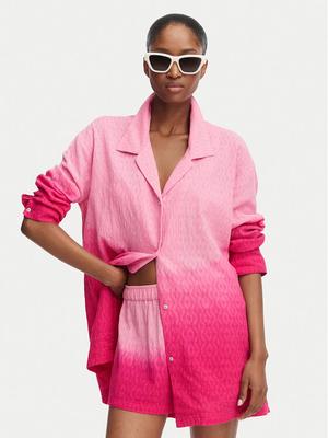 Roxy Koszula Ocean Gradient ERJX603490 Różowy ciemny Oversize