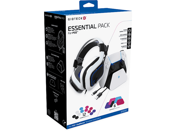 Zestaw akcesoriów GIOTECK Essential Pack do PS5